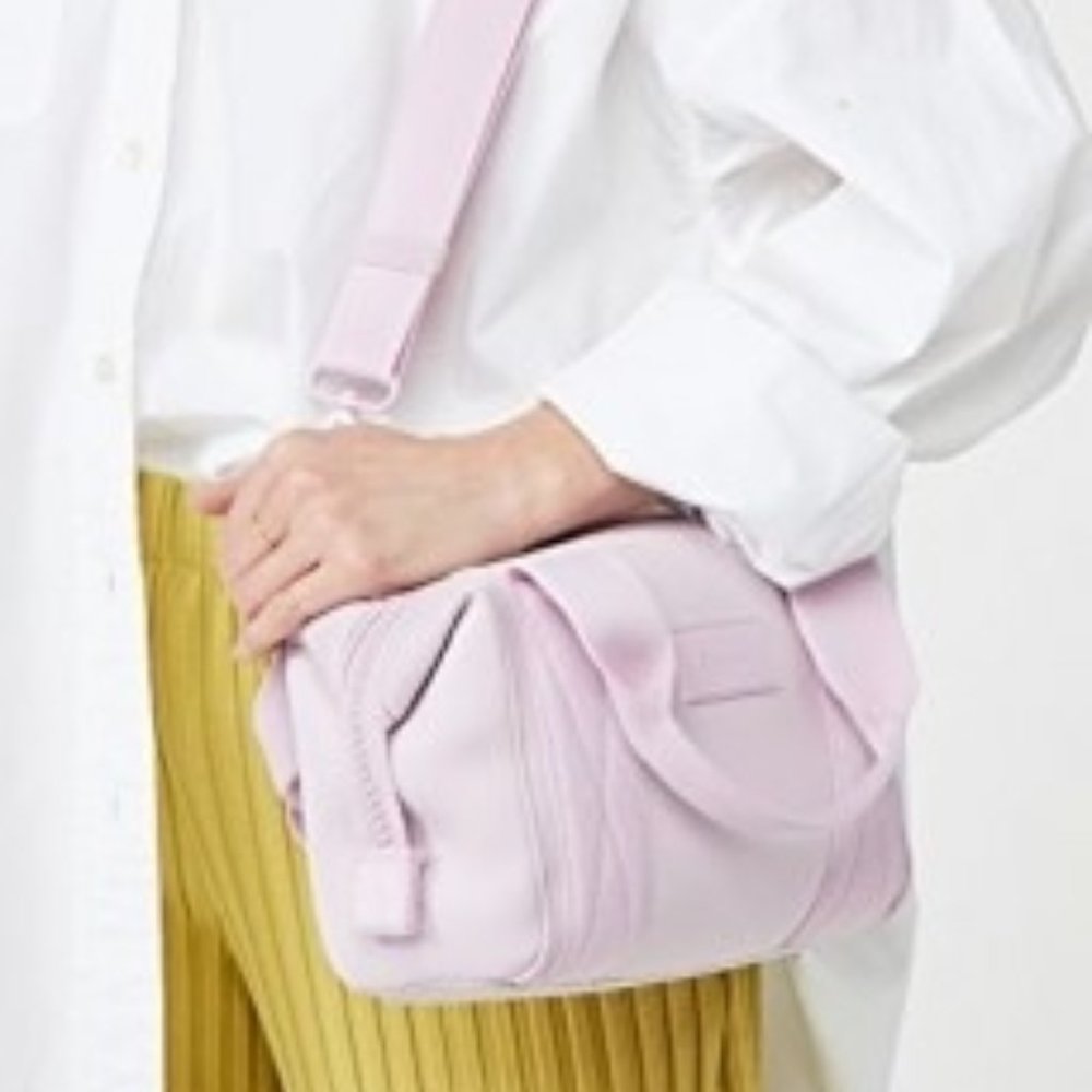 New NWT Dagne Dover PINKISH XS Extra Small LANDON Bag Carryall Neoprene RETIRED
